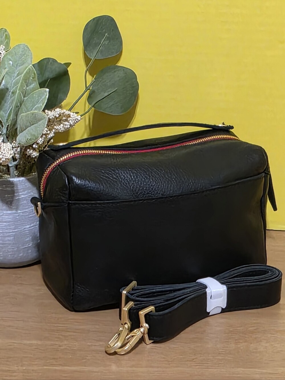 Hammitt Black Evan Bag with Gold Studs - Picture 4 of 7
